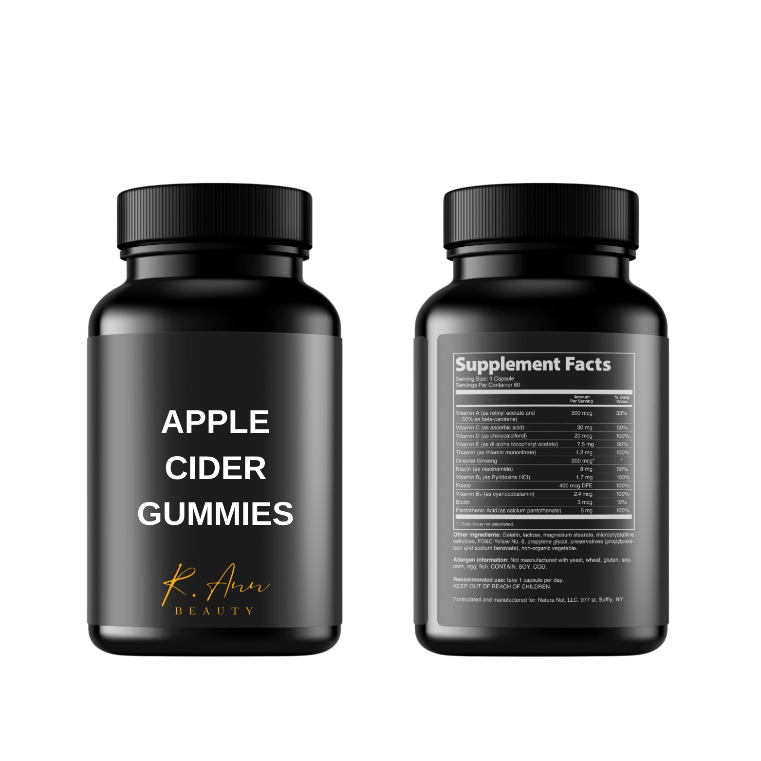 Apple Cider Gummies Capsules